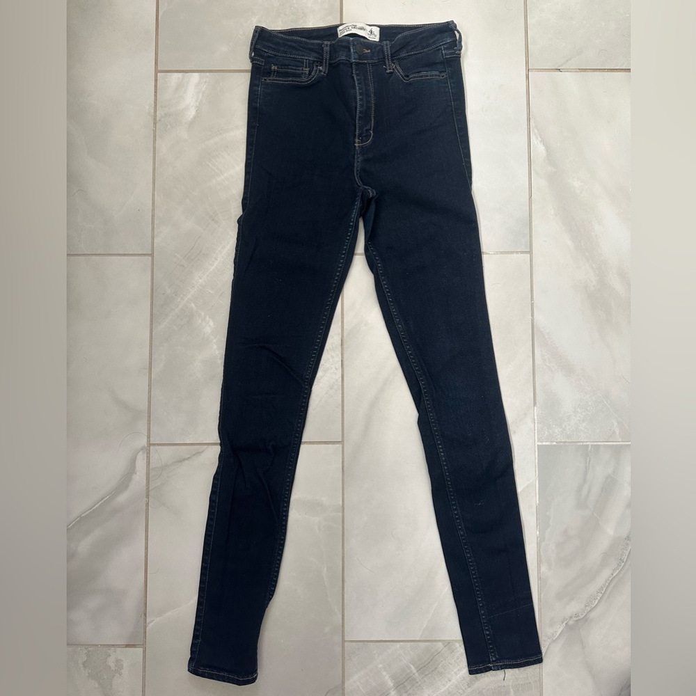 Abercrombie & Fitch Dark Blue Women Jeans